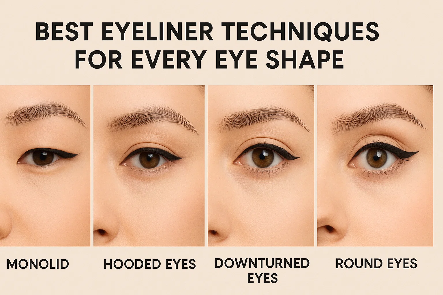 Best Eyeliner Techniques for Every Eye Shape