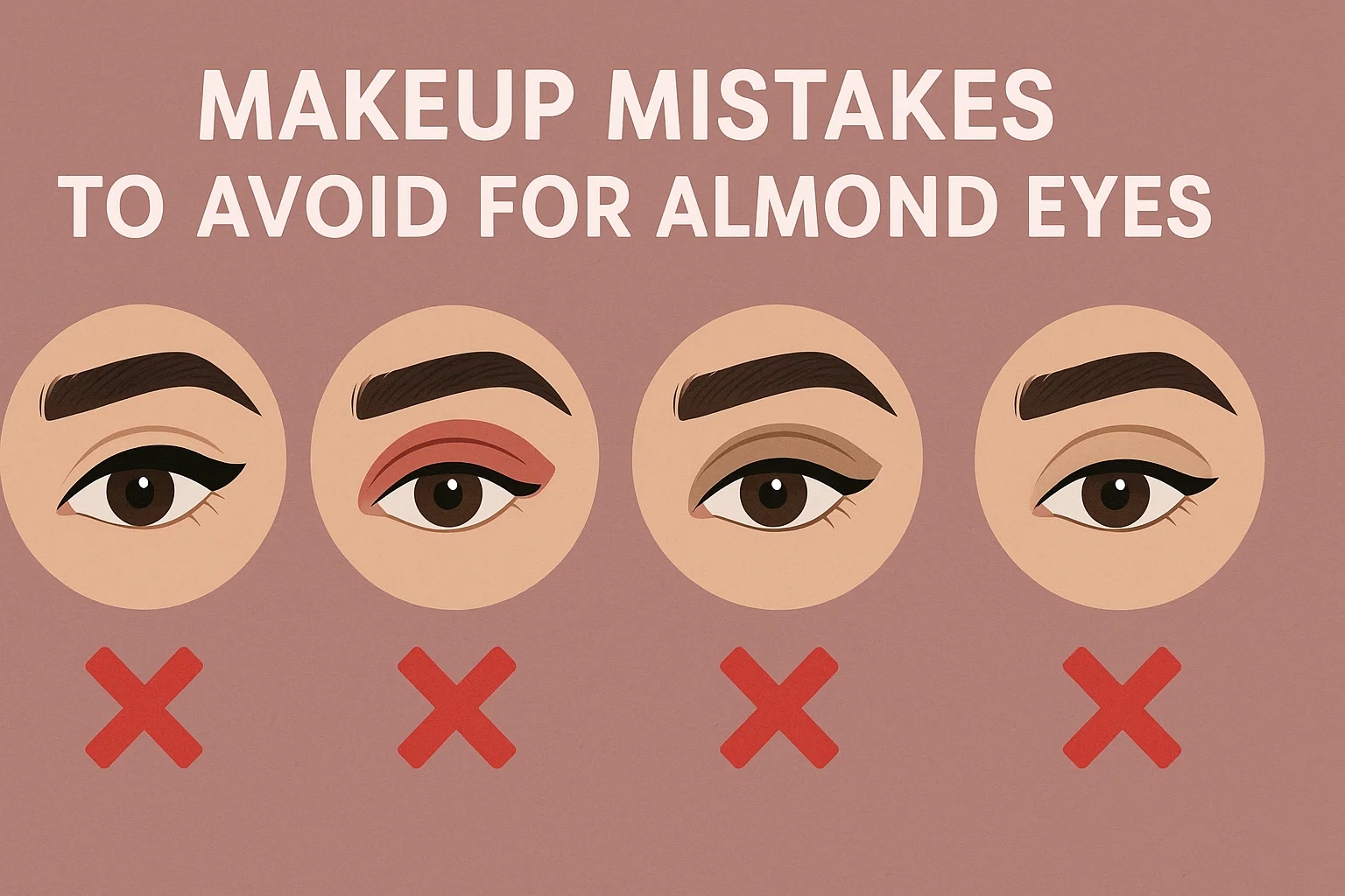 Makeup Mistakes to Avoid for Almond Eyes