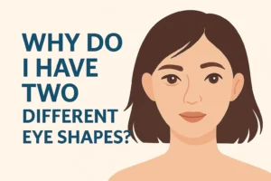 Why do I have two different eye shapes